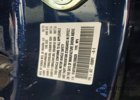 2020 Honda Cr-V Exl z USA, uszkodzony, nr VIN 7FART6H89LE006028